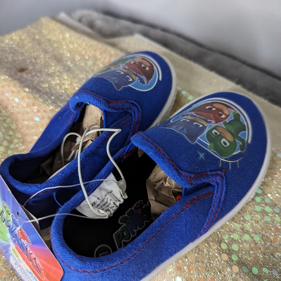 PJ masks kids toddler slip on shoes size 7 - Picture 3 of 6